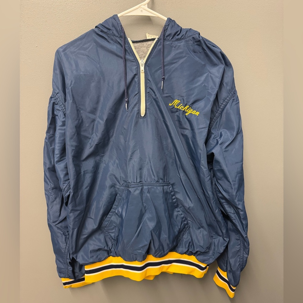 Vintage University of Michigan Windbreaker